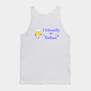 Beer I Identify As Sober Tank Top